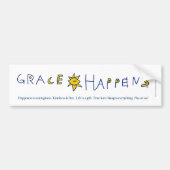 Grace Happens Bumpersticker (Voorkant)