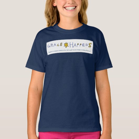 Grace Happens Girls T-shirt (Voorkant)