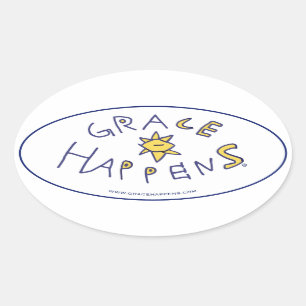 Grace Happens Stickers