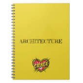 Grace Heart Yellow Notitieboek (Voorkant)