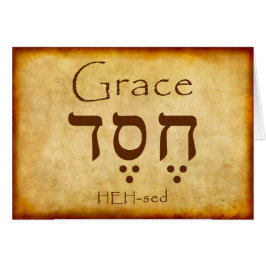 GRACE HEBREW-KAART
