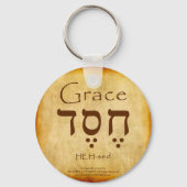 GRACE HEBREW SLEUTELHANGER (Voorkant)