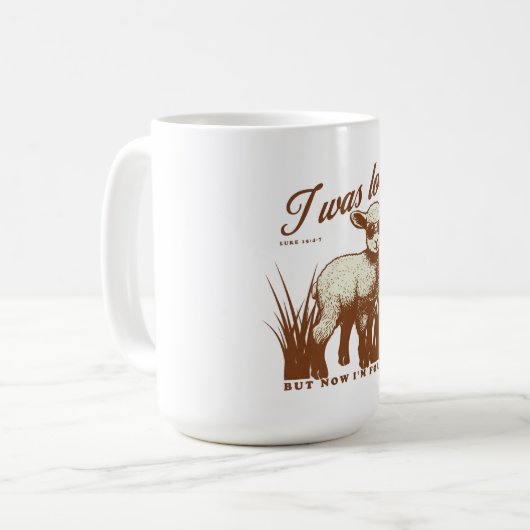 Grace heeft me koffiemok (Voorkant links)