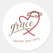 Grace herschreef je verhaal sticker (Voorkant)