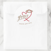 Grace herschreef je verhaal sticker (Tas)