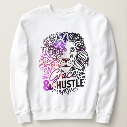 Grace & Hustle Lion Sweatshirt (Design voorkant)