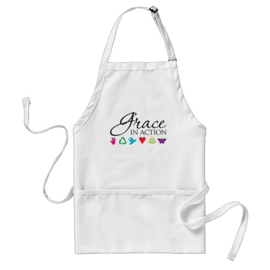 Grace in Action Apron Standaard Schort (Voorkant)