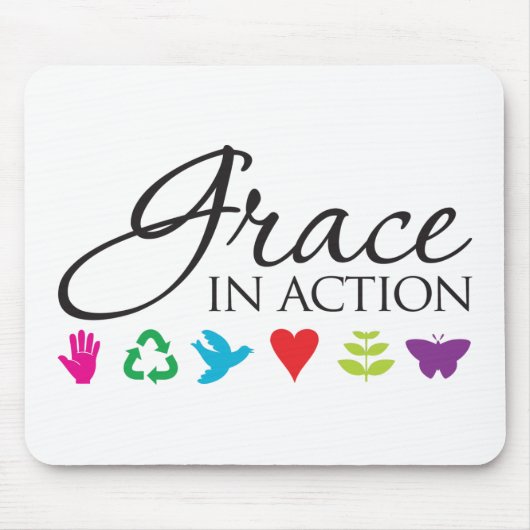 Grace in Action - Gepersonaliseerd Muismat (Voorkant)