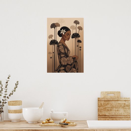 Grace in Bloom Poster (Keuken)