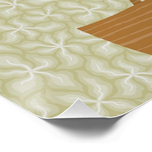 Grace in Chaotic Currents mode illustratie Perfect Poster (Hoek)