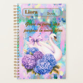 Grace in Every Step" - Aangepaste Inspirerend zwaa Planner (Voorkant)