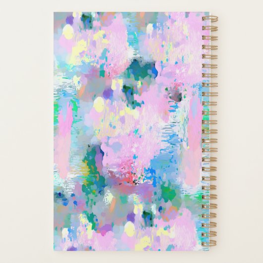 Grace in Every Step" - Aangepaste Inspirerend zwaa Planner (Achterkant)