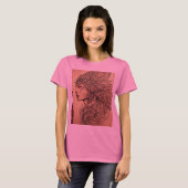 Grace in Flight: A Wing Sketch T-shirt (Voorkant volledig)