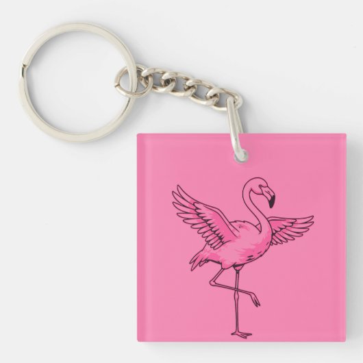 Grace in het roze sleutelhanger (voorkant)