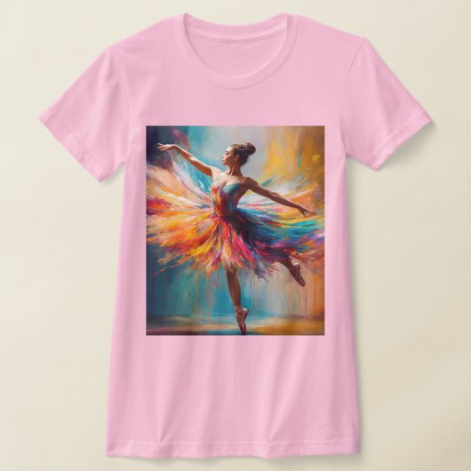 Grace in Motion Ballet Ballerina T-shirt (Laagn)