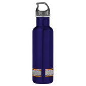 Grace in Motion: De silhouetten van snelheid Waterfles (Achterkant)