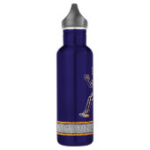 Grace in Motion: De silhouetten van snelheid Waterfles (Links)