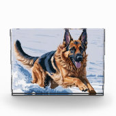 Grace in Motion: Elzasser bij het water Fotoblokken (Voorkant)