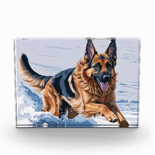 Grace in Motion: Elzasser bij het water Fotoblokken (Voorkant)