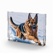 Grace in Motion: Elzasser bij het water Fotoblokken (Rechts)