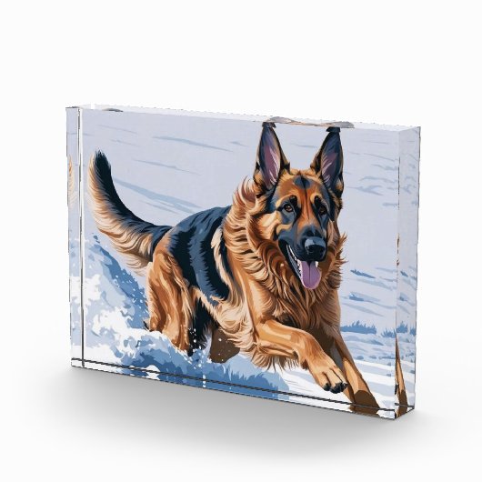 Grace in Motion: Elzasser bij het water Fotoblokken (Rechts)