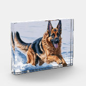 Grace in Motion: Elzasser bij het water Fotoblokken (Links)