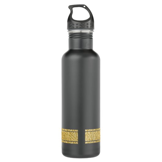 Grace in Motion: Het silhouet van snelheid Waterfles (Achterkant)