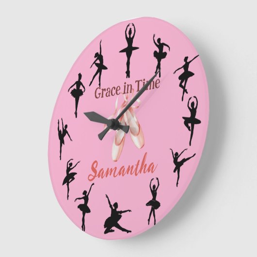 Grace in Time - Personalized Ballet Dancer Grote Klok (Hoek)