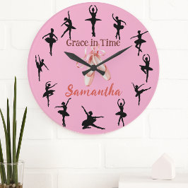 Grace in Time - Personalized Ballet Dancer Grote Klok