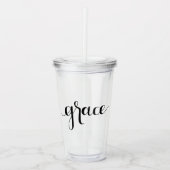 Grace Insulated Tumbler Acryl Drinkbeker (Voorkant)