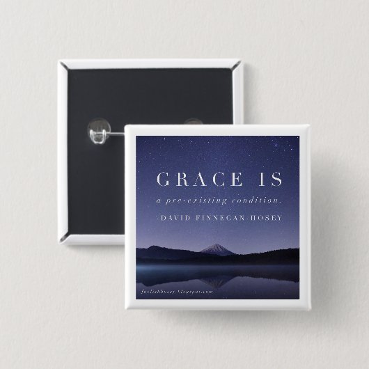 Grace is Button (Voorkant /achterkant)