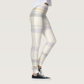 Grace Ivory & Lavender Luxe Plaid Pattern Vol 72 Leggings (Rechts)