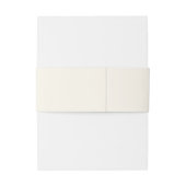 Grace Ivory Moderne Trouwdag Uitnodigingen Wikkel (Achterkant Voorbeeld)