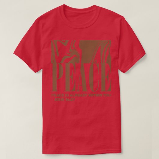 Grace, John 1427, The Peace T-shirt (Design voorkant)
