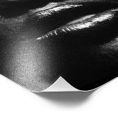 Grace Jones in zwart-wit Foto Afdruk (Hoek)