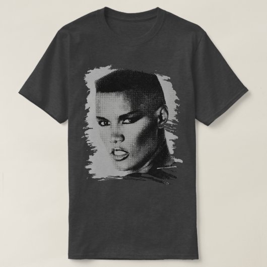 Grace Jones Retro poster T-shirt (Design voorkant)