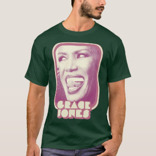 Grace Jones Retro Style jaren '80 esthetisch ontwe T-shirt