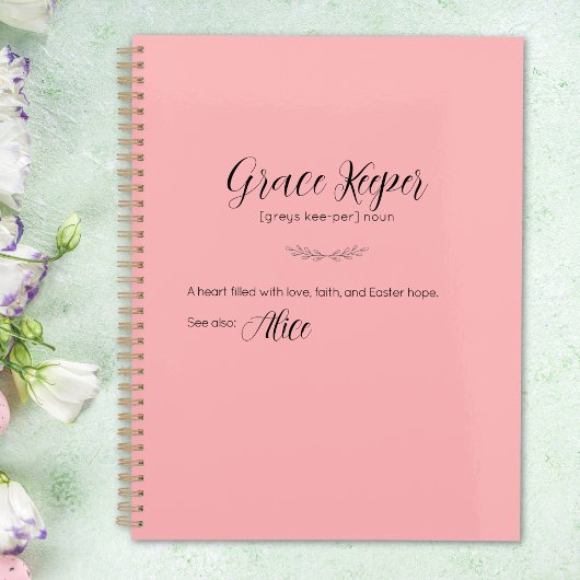 Grace Keeper Gepersonaliseerde Paashaas Planner