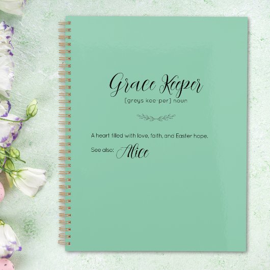 Grace Keeper Gepersonaliseerde Paasplanner Planner