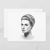 Grace Kelly Briefkaart (Voorkant / Achterkant)