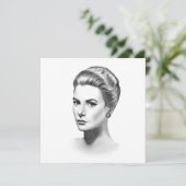 Grace Kelly Feestdagenkaart (Staand voorkant)