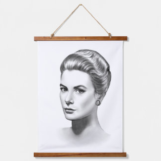 Grace Kelly Hangend Wandkleed