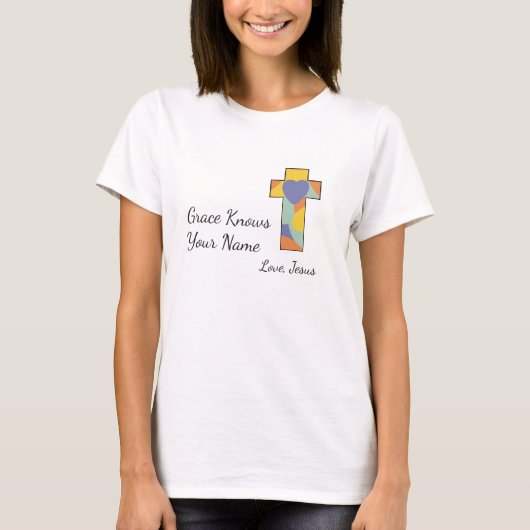 Grace kent Jouw naam Shirt (Voorkant)