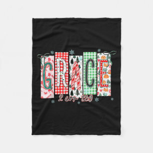 Grace Kerstmis Kerstman Coquette Strik Vrouwen Mei Fleece Deken
