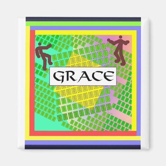 GRACE koelkast Magnet (Voorkant)