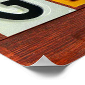 GRACE Licence Bord Lettering Name Sign Poster (Hoek)