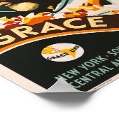 Grace Line Vintage Reizen Poster (Hoek)