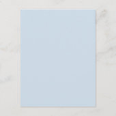 GRACE Modern Botanical Mist Wedding Enclosure Kaar Informatiekaartje (Achterkant)