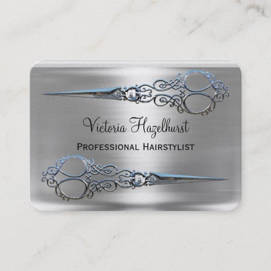 Grace Monroe Double Scissors Professional II Visitekaartje (Voorkant)