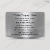 Grace Monroe Double Scissors Professional Visitekaartje (Achterkant)